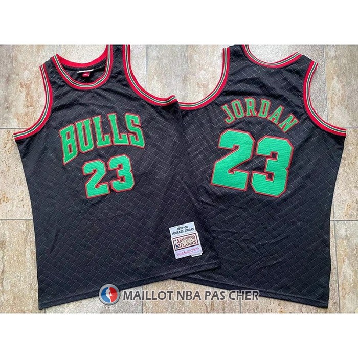 Maillot Chicago Bulls Michael Jordan NO 23 Mitchell & Ness 1997-98 Noir